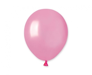 Balony AM50 metal 5 cali - różowe 33 100 szt Gemar
