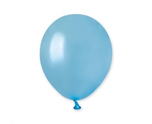 Balony AM50 metal 5 cali - błękitne 35 100 szt Gemar