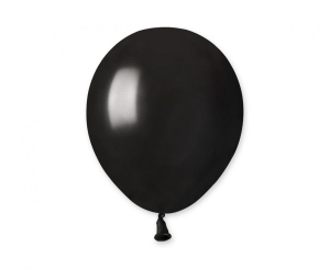 Balony AM50 metal 5 cali - czarne 65 100 szt Gemar
