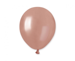 Balony AM50 metal 5 cali - różowo-złote 71 100 szt Gemar