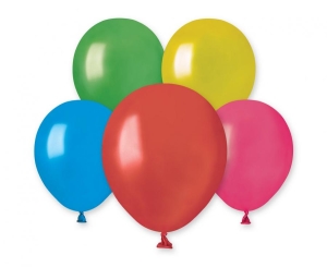 Balony AM50 metal 5 cali - różnokolorowe 82 100 szt Gemar