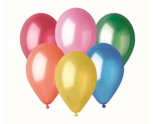 Balony AM80 metal 8 cali - różnokolorowe 82 100 szt Gemar
