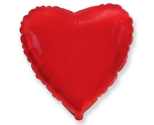 Balon foliowy Serce czerwone 18 cali