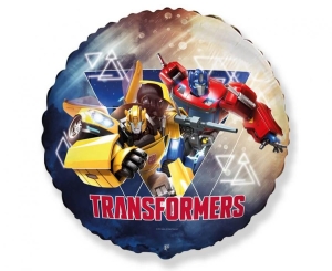 Balon foliowy Transformers okrągły 18 cali