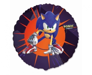 Balon foliowy Sonic okrągły 18 cali