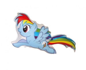 Balon foliowy Kucyki My Little Pony: Rainbow Dash 24 cale