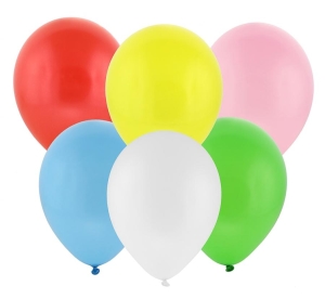 Balony 9 pastelowe 50 szt