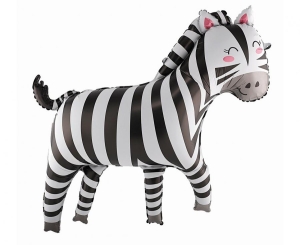Balon foliowy Zebra 80 x 78 cm (new)