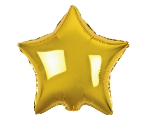 Balon foliowy gwiazda złota 18 cali 100 szt