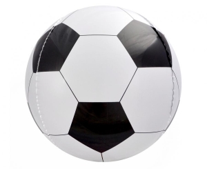 Balon foliowy 16 Piłka biało-czarna