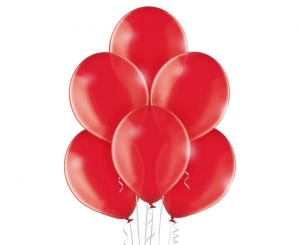 Balony Crystal Royal Red D5 5 cali 25 szt Belbal