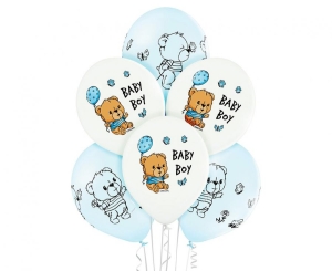 Balony Cute Baby Boy 12 cali 6 szt