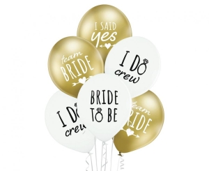 Balony Bride to Be 12 cali 6 szt