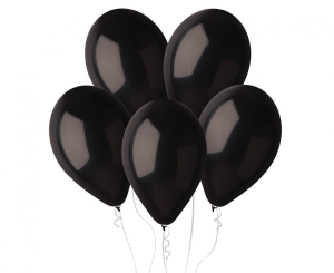 Balony G110 pastel 12 cali - czarne 100 szt Gemar