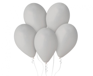Balony G110 pastel 12 cali - szare 70 100 szt Gemar