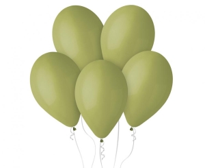 Balony G110 pastel 12 cali - zielone oliwkowe 98 100 szt Gemar