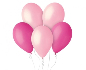 Balony Premium My Pink World - różowe 12 cali 5 szt Gemar