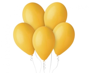 Balony G120 pastel 13 cali - ciemnożółte 03 50 szt Gemar
