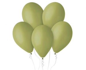 Balony G120 pastel 13 cali - zielone oliwkowe 98 50 szt Gemar
