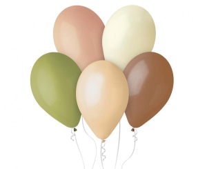 Balony Premium Hel kolory natury 13 cali 5 szt Gemar