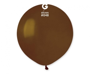Balony G150 pastel 19 cali - brązowe 48 50 szt Gemar