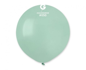 Balony G150 pastel 19 cali - turkusowo-zielone 50 50 szt Gemar