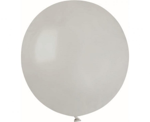 Balony G150 pastel 19 cali - szare 70 50 szt Gemar