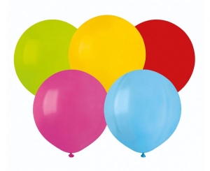 Balony G150 pastel 19 cali - różnokolorowe 80 50 szt Gemar
