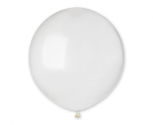 Balony G19 pastel 19 cali - Transparentne 000 25 szt Gemar