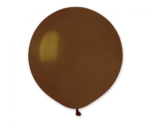 Balony G19 pastel 19 cali - Brown 048 25 szt Gemar