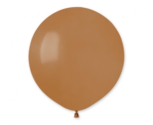 Balony G19 pastel 19 cali - Mocha Brown 076 25 szt Gemar