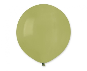 Balony G19 pastel 19 cali - Olive green 098 25 szt Gemar