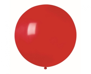 Balon G220 pastel kula 75 cm - czerwona 45 1 szt Gemar