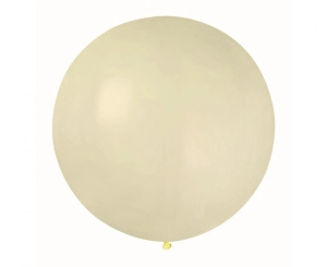 Balon G220 pastel kula 75 cm - kość słoniowa 59 (macaron) 1 szt Gemar