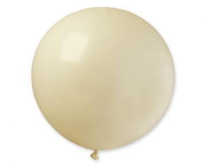 Balon G30 kula pastel 80 cm kość słoniowa 1 szt Gemar