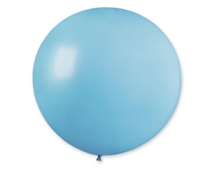 Balon G30 pastel kula 80 cm - niebieska delikatna 72 (macaron) 1 szt Gemar