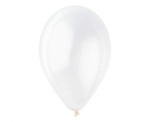 Balony G90 pastel 10 cali - transparentne 00 100 szt Gemar