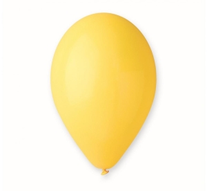 Balony G90 pastel 10 cali - żółte 02 100 szt Gemar