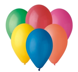 Balony G90 pastel 10 cali - różnokolorowe 80 50 szt Gemar