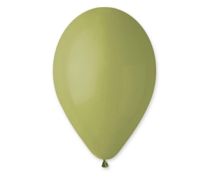 Balony G90 pastel 10 cali - zielone oliwkowe 98 100 szt Gemar