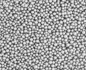 Kulki styropianowe dekoracyjne metalizowane srebrne 0,5 l