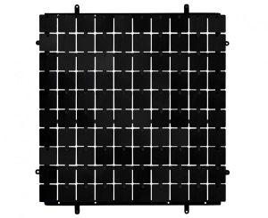 Panel dekoracyjny czarny czarne tło typ B 30 cm x 30 cm 100 kwadratów