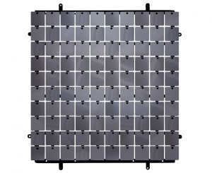 Panel dekoracyjny grafitowy czarne tło typ B 30 cm x 30 cm 100 kwadratów