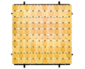 Panel dekoracyjny złoty czarne tło typ B 30 cm x 30 cm 100 kwadratów