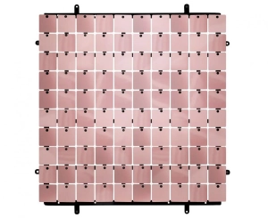 Panel dekoracyjny różowy czarne tło typ B 30 cm x 30 cm 100 kwadratów