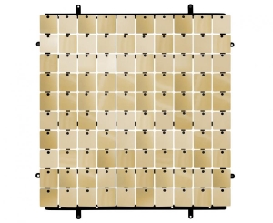 Panel dekoracyjny szampański czarne tło typ B 30 cm x 30 cm 100 kwadratów