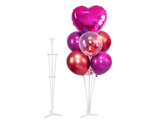 Stelaż na bukiet z 7 balonów 70 cm