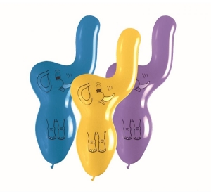 Balony Słoniki 90 cm 3 szt