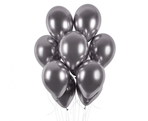 Balony GB120 shiny 13 cali - grafitowe 50 szt Gemar