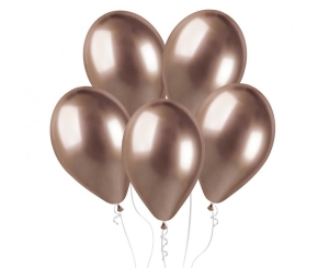 Balony GB120 shiny 13 cali - różowo-złote 50 szt Gemar